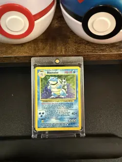 Pokemon TCG Blastoise Holo Base Set Unlimited 2/102 - Image 1