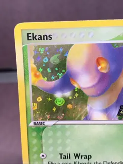 Pokemon TCG Ekans 55/109 EX Team Rocket Returns Reverse Holo Stamped LP/NM Swirl - Image 3