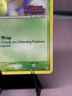 Pokemon TCG Ekans 55/109 EX Team Rocket Returns Reverse Holo Stamped LP/NM Swirl - Image 5