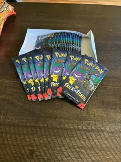 Factory sealed Pokemon TCG Trick or Trade BOOster Bundle Lot 10x Mini Packs 2024 - Image 1