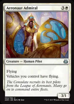 Aeronaut Admiral -Foil Light Play MTG Aether Revolt - Image 1