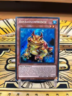 Yugioh Austauschfrosch Secret Rare RA03-DE005 - Image 1