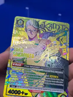Union Arena UE19BT Sakamoto Days Taro Sakamoto UE19BT/SMD-1-026 SR*** Signature - Image 5