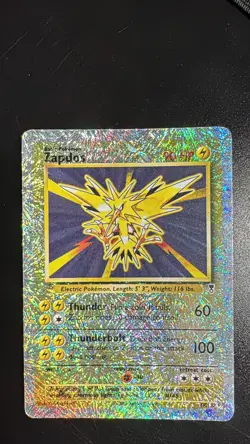 Zapdos Legendary Collection Reverse Holo Card 19/110 Heavy Played - Image 1