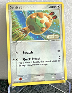 Sentret 62/92 Legend Maker Reverse Holo Stamped Pokemon Card NM - Image 1