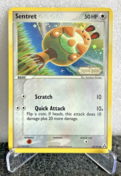 Sentret 62/92 Legend Maker Reverse Holo Stamped Pokemon Card NM - Image 3