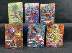 DRAGONBALL SUPER DIVERS Trading Cards 9th Sample cards / 6 cards comp / A - Image 1