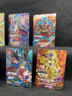 DRAGONBALL SUPER DIVERS Trading Cards 9th Sample cards / 6 cards comp / A - Image 3