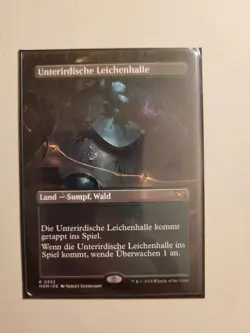 Magic TCG MTG - Unterirdische Leichenhalle - Full Art - NM - Image 1