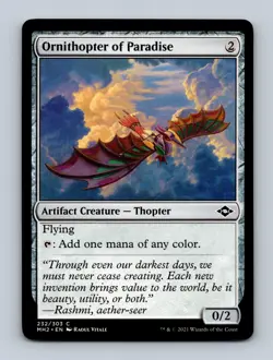 Ornithopter of Paradise Modern Horizons 2 Non-Foil MTG NM - Image 1
