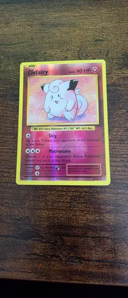 Clefairy 63/108 Holo Rare Evolutions Pokemon Reverse Holo Near Mint - Image 1