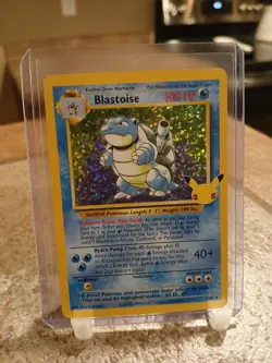 Pokemon TCG Blastoise Classic Collection Celebrations Holo 2/102 - Image 1