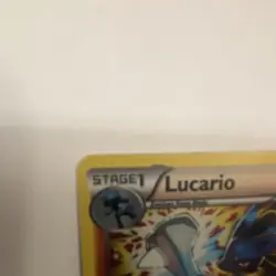 Pokemon TCG Lucario Promo Holo 100 HP XY140 XY English Stage 1 Fighting Metal - Image 2