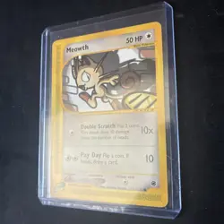 VINTAGE 2002 POKEMON MEOWTH 121/165 EXPEDITION (e-READER) REGULAR NM - Image 3