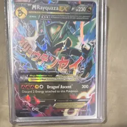 Pokemon TCG M Rayquaza EX Roaring Skies 61/108 Ultra Rare Holo 230 HP Eng - Image 1