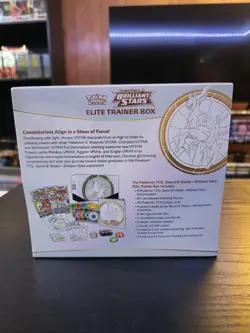 Pokemon Sword & Shield Brilliant Stars Elite Trainer Box Sealed SEALED - Image 2