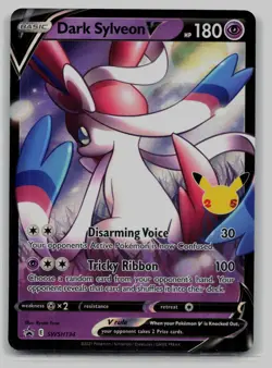 Dark Sylveon V SWSH134 Holo Promo Sword & Shield Promo Pokemon Near Mint - Image 1