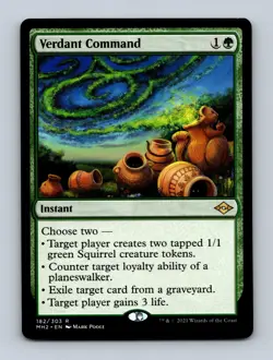 Verdant Command Modern Horizons 2 Non-Foil MTG NM - Image 1
