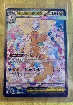 Mega Dragonite EX 290/217 Pokemon Ascended Heroes Special Illustration Rare Holo - Image 3