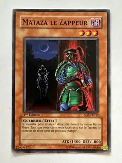 Carte Yu-Gi-Oh - JCC - Mataza le Zappeur - SD5-FR012 - FR - Image 1
