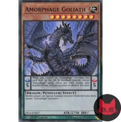 Yugioh Amorphage Goliath FIGA-EN057 Super Rare 1st Edition NM - Image 1