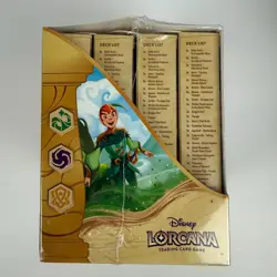 Disney Lorcana Into The Inklands Starter Deck Display Box 8 Decks Sealed TCG - Image 2