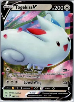 Togekiss V 140/185 SWSH04: Vivid Voltage - Pokemon Card - NM - Image 1