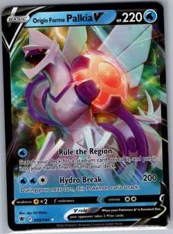 Origin Forme Palkia V 039/189 SWSH10: Astral Radiance - Pokemon Card - NM - Image 1