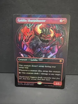 Goblin Sharpshooter (Borderless) Special Guests Lorwyn Eclipsed MTG NM FOIL 0136 - Image 1