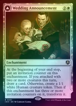 Wedding Announcement Wedding Festivity (Foil) (INR) Innistrad Remastered - Image 1