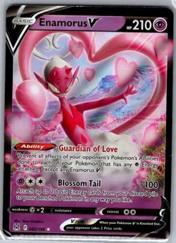 Enamorus V 082/196 SWSH11: Lost Origin - Pokemon Card - NM - Image 1