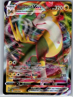 Boltund VMAX 104/264 SWSH08: Fusion Strike - Pokemon Card - NM - Image 1