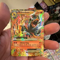 The Pokemon Company M Houndoom EX Ultra Rare Full Art Holo 22/162 210 HP - Image 2