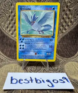 ❄ Vintage Articuno 17/62 ❄ Pokemon TCG Fossil Unlimited Non Holo Rare MINT - Image 1