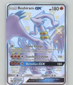 RESHIRAM GX SV51/SV94 SHINY GX RARE HIDDEN FATES SHINY VAULT POKEMON NEAR MINT - Image 2