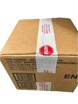 Pokemon TCG Mabosstiff ex Showcase Box Case of 6 sealed - Image 1