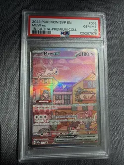 Mew EX SVP 053 Promo Pokemon TCG Englisch PSA 10 Gem Mint Scarlet & Violet 151 - Image 1