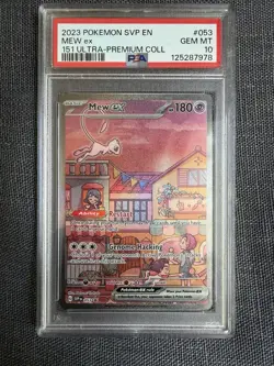 Mew EX SVP 053 Promo Pokemon TCG Englisch PSA 10 Gem Mint Scarlet & Violet 151 - Image 2