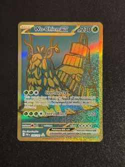 Pokemon Wo-Chien ex 240/091 SV: Paldean Fates Hyper Rare Full Art Holo NM 2024 - Image 1