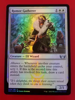 1x Rumor Gatherer | FOIL | Streets of New Capenna | MTG Magic Cards - Image 1