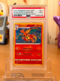 PSA 9 MINT Special Delivery Charizard | SWSH075 Pokemon TCG Promo Card - Image 1