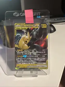 Pokemon Pikachu & Zekrom GX Tag Team TCG Card 041/173 SM12a Japanese - Image 1