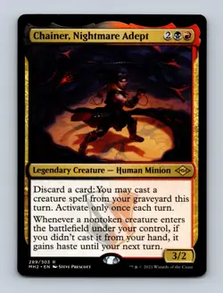 Chainer, Nightmare Adept Modern Horizons 2 Non-Foil MTG NM - Image 1