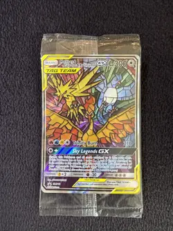 Sealed Pokemon TCG Moltres Zapdos Articuno GX SM210 Stained Glass Promos SEALED - Image 1