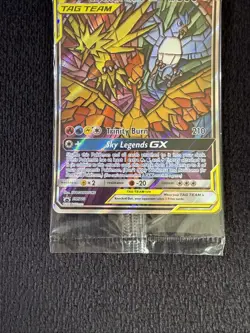 Sealed Pokemon TCG Moltres Zapdos Articuno GX SM210 Stained Glass Promos SEALED - Image 3