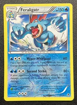 Feraligatr 17/119 Holo Rare Phantom Forces Pokemon Reverse Holo LP/NM - Image 1