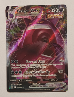 Pokemon Gengar VMAX 157/264 - Ultra Rare Holo - Fusion Strike - NM - Image 1
