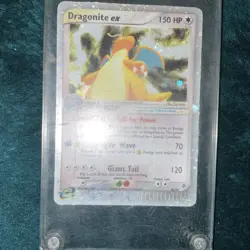 2003 Pokemon Dragonite EX Holo Foil Rare 90/97 Vintage Original MP (LOOK) - Image 3