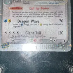 2003 Pokemon Dragonite EX Holo Foil Rare 90/97 Vintage Original MP (LOOK) - Image 4