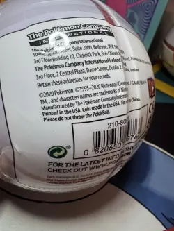 Pokemon TCG PokeBall Tin Pack A22 Year 2020 [ Premiere Ball ] NEW 820650809767 - Image 3